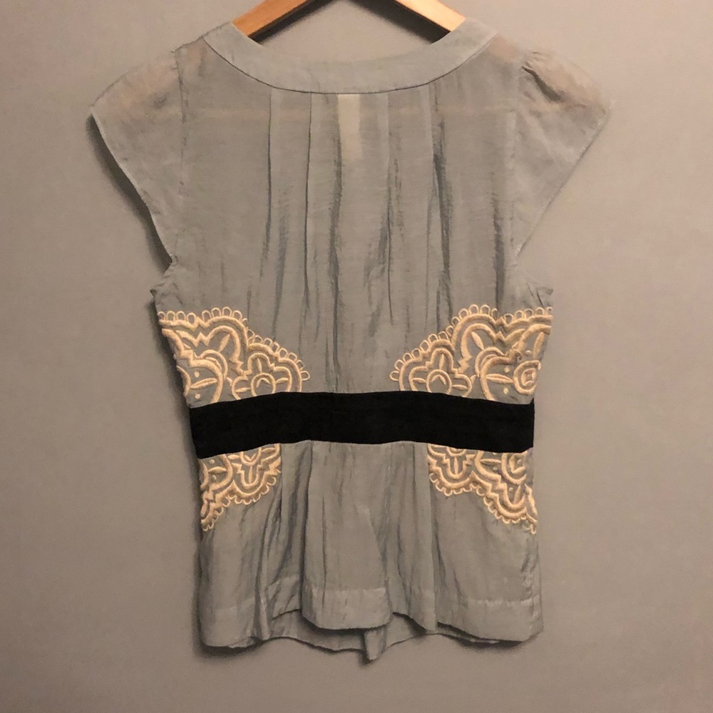 SOLD - Super Sweet Floreat (Anthropology) Top